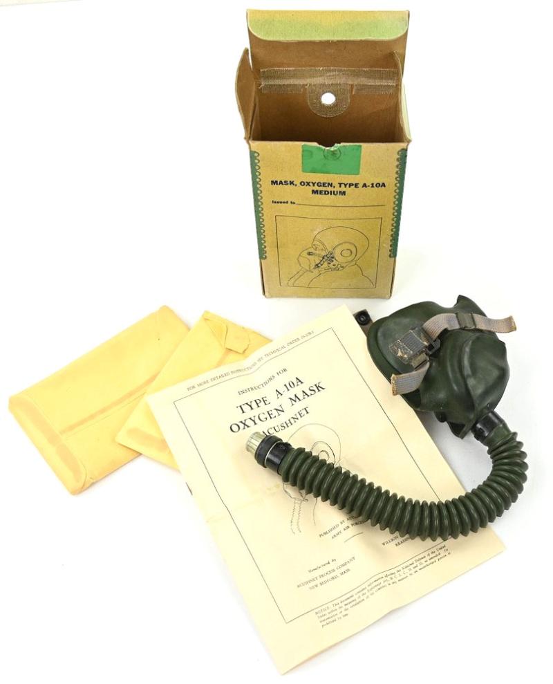 USAAF WW2 A-10A Oxygen Mask in Box