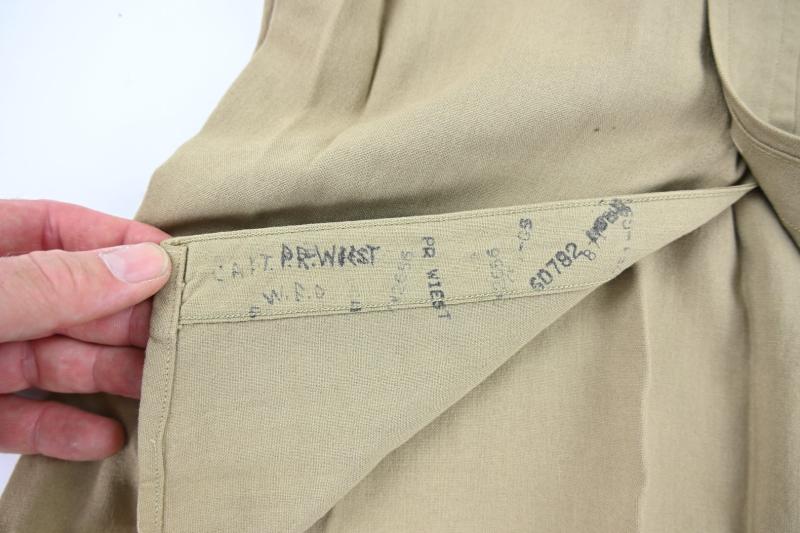 USAAF WW2 Summer Tunic Set Major P.R. Wiest