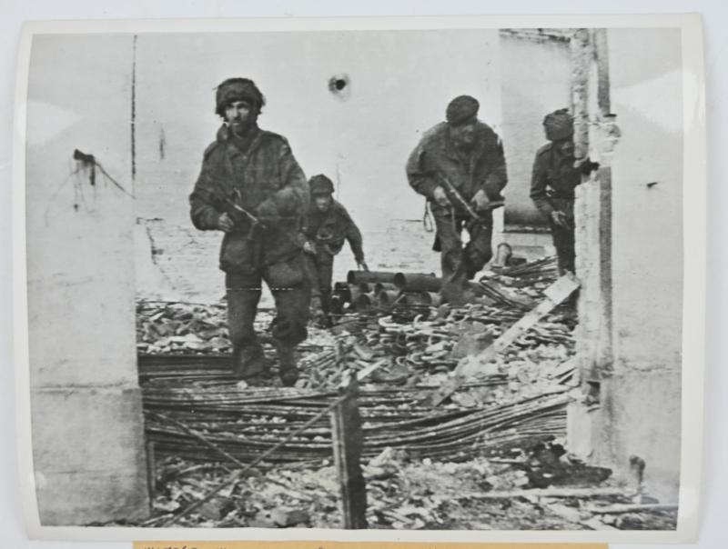 US WW2 Press Photo 'Market Garden' Arnhem 1944
