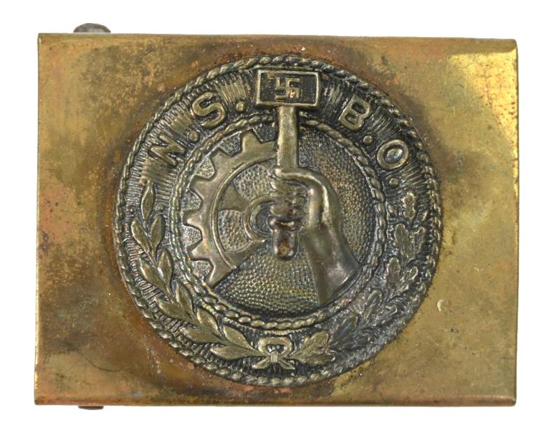 German NSBO Brass Beltbuckle