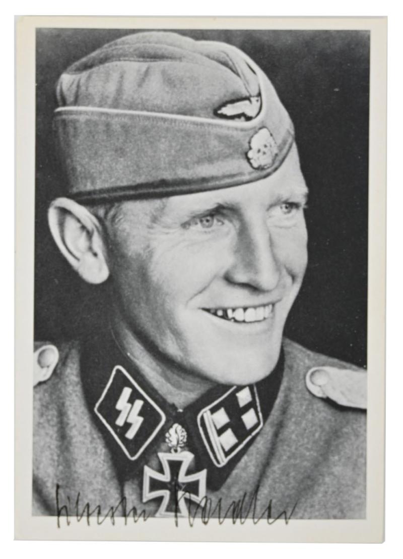 Signature of Waffen-SS KC-OLC&S Recipient 'Sylvester Stadler'