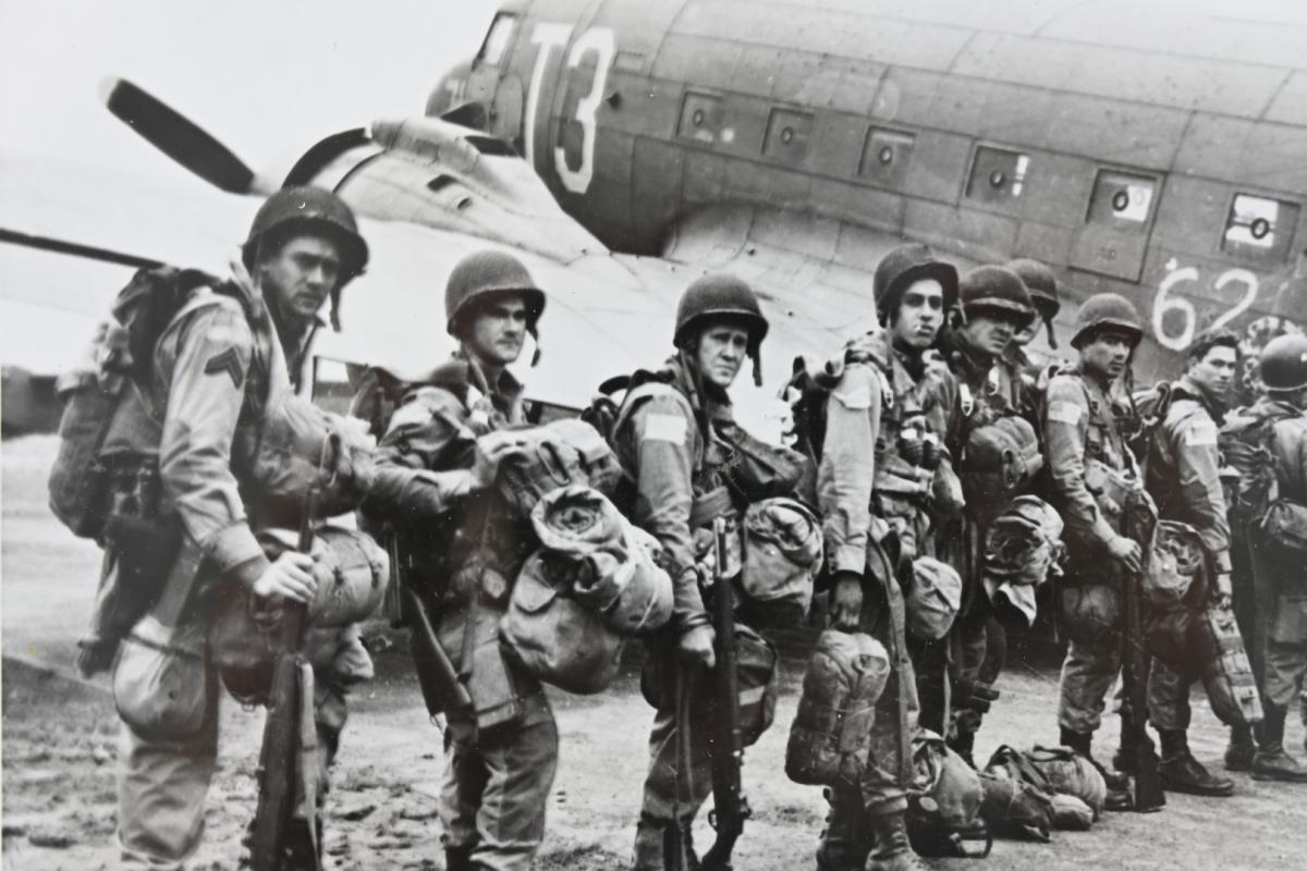 US WW2 82nd Airborne Press Photo 'Market Garden'