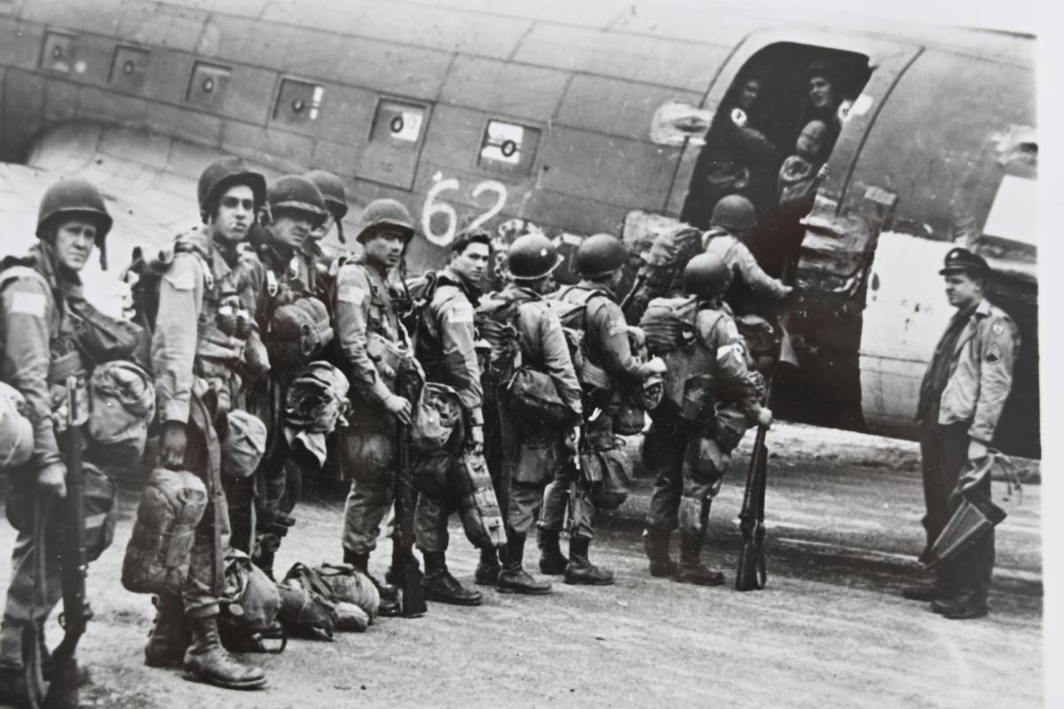 US WW2 82nd Airborne Press Photo 'Market Garden'